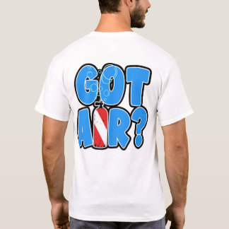 Got Air? Scuba diving tank with flag