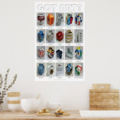 GOT ART? Parodie afbeeldingen van beroemde kunstwe Poster (Keuken)