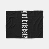 Got Brisket BBQ Fleece Deken (Voorkant (Horizontaal))