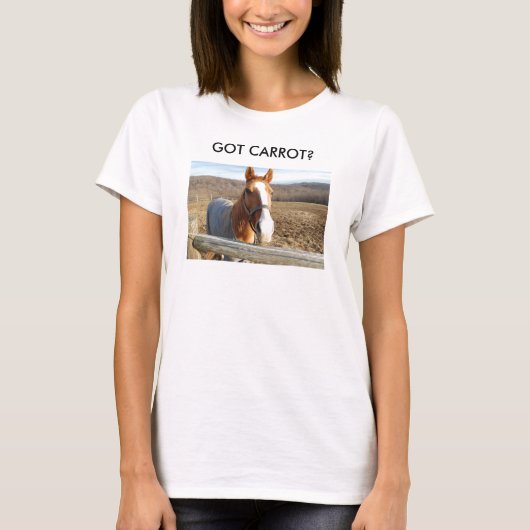 GOT CARROT? -shirts T-shirt (Voorkant)