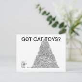 Got cat toys? Joke app tv tm Postcards Briefkaart (Staand voorkant)
