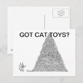 Got cat toys? Joke app tv tm Postcards Briefkaart (Voorkant / Achterkant)