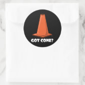 GOT CONE 1t Ronde Sticker (Tas)