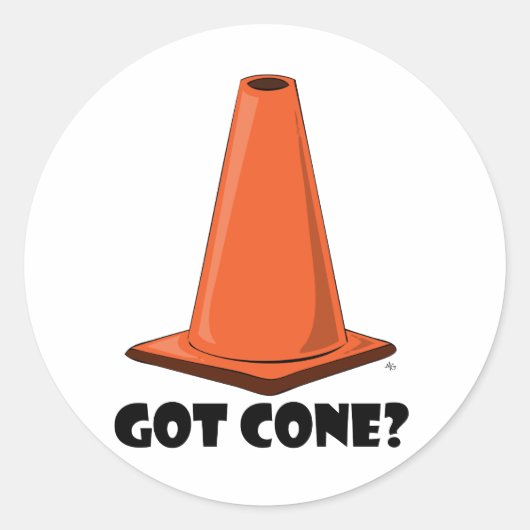 GOT CONE 2t Ronde Sticker (Voorkant)