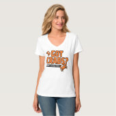 "Got Crabs?" - CrabManWillie Dames V-hals T-shirt (Voorkant volledig)