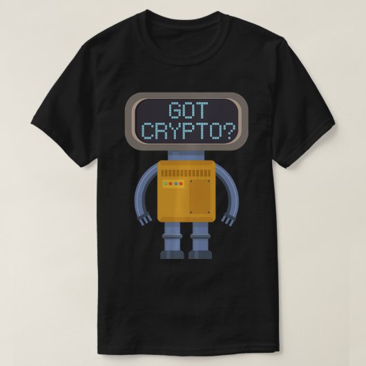 Got Crypto Robot Digital Gold Ethereum Bitangle Gi T-shirt (Design voorkant)
