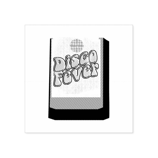 Got Disco Fever 8-Track Rubberstempel (Afrduk)