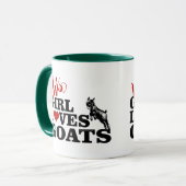 GOT | Dit meisje houdt van geiten die een speelbal Mok (Voorkant links)