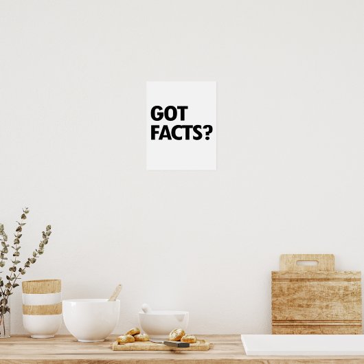 GOT FACTS - - Pro-Science - Poster (Keuken)