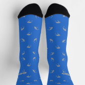 Got fish? In blue and grey Sokken (Top)