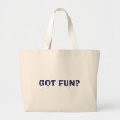 GOT FUN? GROTE TOTE BAG (Voorkant)