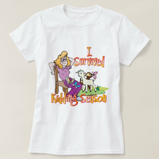 GOT | Funny Kidding Season by GetYerGoat T-shirt (Design voorkant)