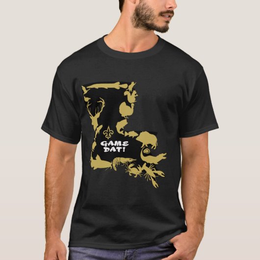 GOT GAME BLACK EN GOLD T-SHIRT (Voorkant)