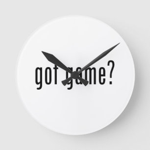 got game? ronde klok