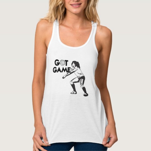 Got Game Volleybal Tanktop (Voorkant)
