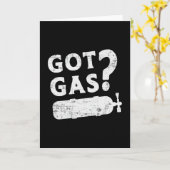 Got Gas Duiken Duiker Ocean Deep Zee Grappig Kaart (Gele Bloem)