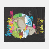 GOT | Gewoon koffie spelen met geiten Drinken Fleece Deken (Voorkant (Horizontaal))