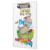 GOT | Gewoon koffie spelen met geiten Drinken Klembord (Links)