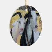 Got Goat #1: "Dicht bij jou" porselein ornament (Rechts)