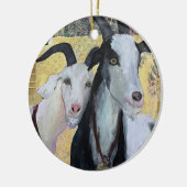 Got Goat #1: "Dicht bij jou" porselein ornament (Links)
