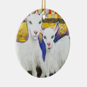 Got Goat #3: Frisky Kinder porselein ornament (Rechts)