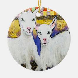 Got Goat #3: Frisky Kinder porselein ornament