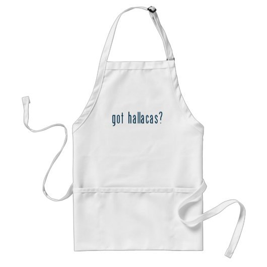 got hallacas standaard schort (Voorkant)
