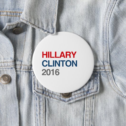 GOT HILLARY CLINTON 2016 RONDE BUTTON 4,0 CM (In situ)