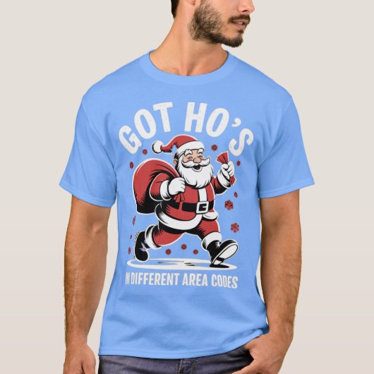 Got Ho's in verschillende gebiedscodes T-shirt (Voorkant)