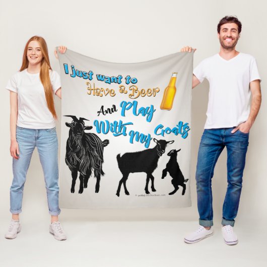 GOT | Ik wil alleen Beer Play Drinken met Mijn gei Fleece Deken (In situ)