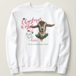 GOT |Kerstwens Baby Goat Kisses Toggenburg Trui