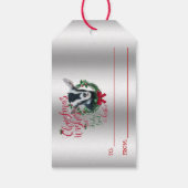 GOT | kerstwijn Baby geit kisses Alpine Cadeaulabel (Achterkant)