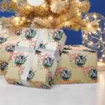 GOT | kerstwijn Baby geit kisses Alpine Cadeaupapier<br><div class="desc">DOCUSTOMIZE DEZE kerstcadeauverpakking - Schattig portretschilderij van een alpiene (mijn Annabelle) baby met kerstgroen, heilig en bessen, een rode boog en mistletoe - met kalligrafische tekst die luidt: kerstwens en Baby Kisses allemaal op een verwijderbare gouden achtergrond - verwijder de achtergrond om wit te onthullen of kies een kleurachtergrond die...</div>