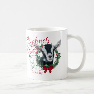 GOT   kerstwijn Baby geit kisses Alpine Koffiemok