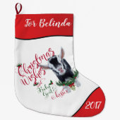 GOT | kerstwijn Baby geit Kisses Nigerian Grote Kerstsok (Voorkant)