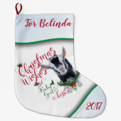 GOT | kerstwijn Baby geit Kisses Nigerian Grote Kerstsok (Voorkant)