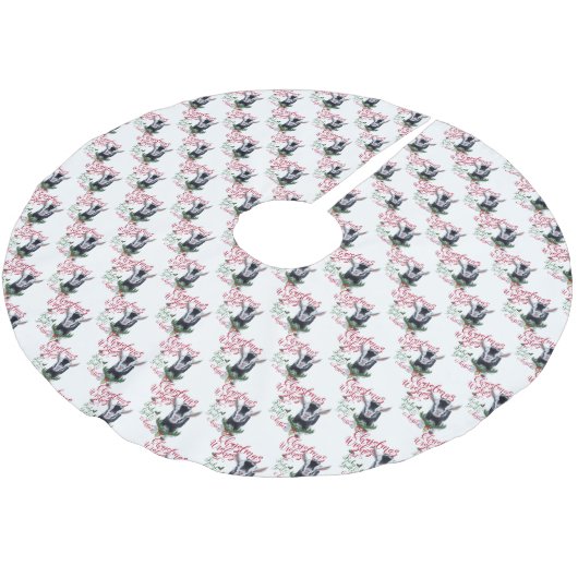 GOT | kerstwijn Baby geit Kisses Nigerian Kerstboom Rok (Gekanteld)