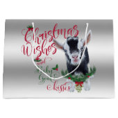 GOT | kerstwijn Baby geit Kisses Nigerian Large Cadeautasje (Voorkant)