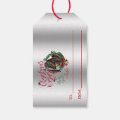 GOT | kerstwijn Baby geit Kisses Nubian 2 Cadeaulabel (Achterkant)