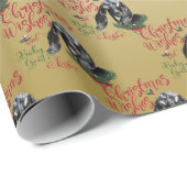 GOT | kerstwijn Baby geit Kisses Nubian 2 Cadeaupapier (Rol Hoek)