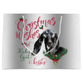 GOT | kerstwijn Baby geit Kisses Nubian Groot Cadeauzakje (Voorkant)
