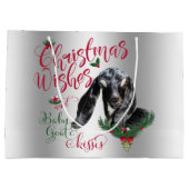 GOT | kerstwijn Baby geit Kisses Nubian Groot Cadeauzakje (Achterkant)