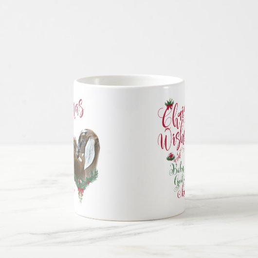 GOT | kerstwijn Baby geit Kisses Nubians Koffiemok (Center)