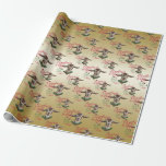 GOT | kerstwijn Baby geit Kisses Togg Cadeaupapier<br><div class="desc">DOCUSTOMIZE DEZE Wrapping van kerstcadeaupapier - Schattig portretschilderij van een Toggenburgse baby met kerstgroen, heilig en bessen, een rode boog en mistletoe - met kalligrafietekst die luidt: kerstwens en Baby Kisses allemaal op een verwijderbare gouden achtergrond - verwijder de achtergrond om wit te onthullen of kies een kleurachtergrond die u...</div>
