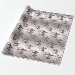 GOT | kerstwijn Baby geit Kisses Togg Cadeaupapier<br><div class="desc">DOCUSTOMIZE DEZE Wrapping van kerstcadeaupapier - Schattig portretschilderij van een Toggenburgse baby met kerstgroen, heilig en bessen, een rode boog en mistletoe - met kalligrafietekst die luidt: kerstwens en Baby Kisses allemaal op een verwijderbare zilveren achtergrond - verwijder de achtergrond om wit te onthullen of kies een kleurachtergrond die u...</div>