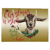 GOT | kerstwijn Baby geit Kisses Togg Groot Cadeauzakje (Achterkant)