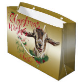 GOT | kerstwijn Baby geit Kisses Togg Groot Cadeauzakje (Achterkant Gekanteld)