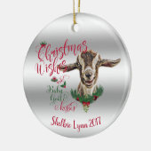 GOT | kerstwijn Baby geit Kisses Togg Keramisch Ornament (Links)