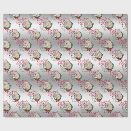 GOT | kerstwijn Baby Goat Kisses Angora Cadeaupapier (Vlak)