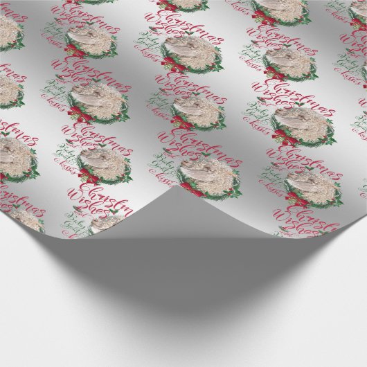 GOT | kerstwijn Baby Goat Kisses Angora Cadeaupapier (Hoek)